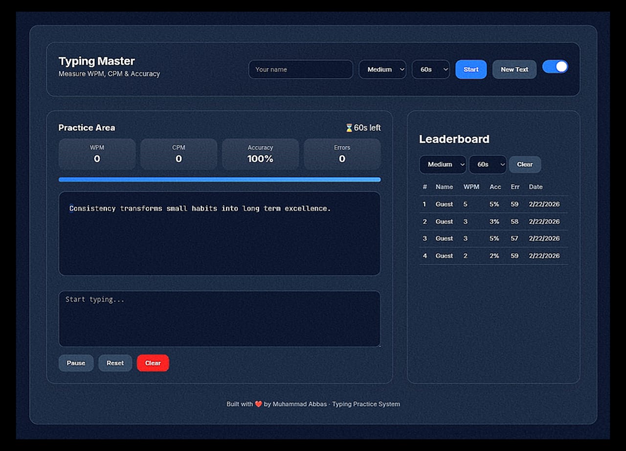 Typing Master
