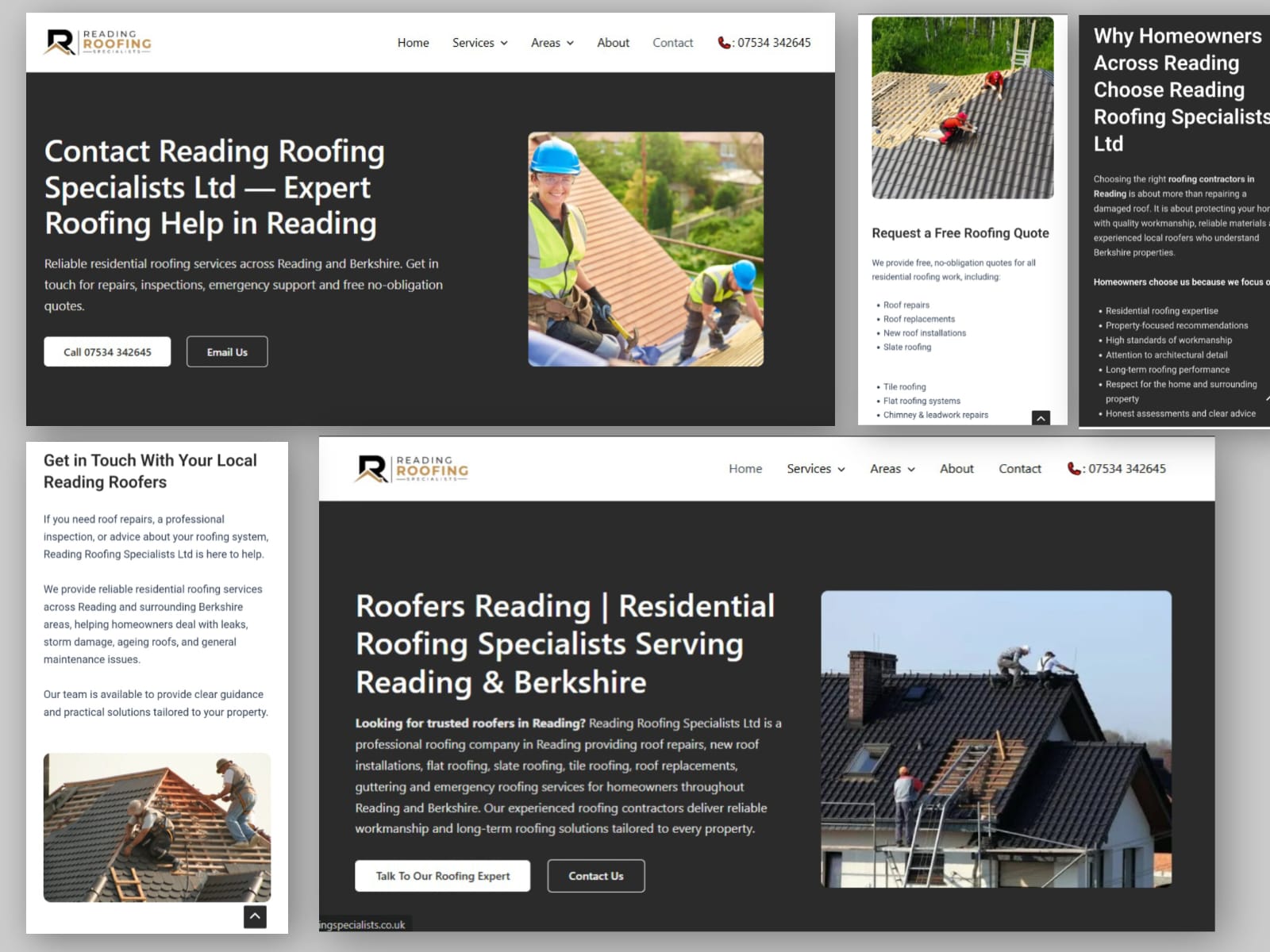 Roofing Service Website